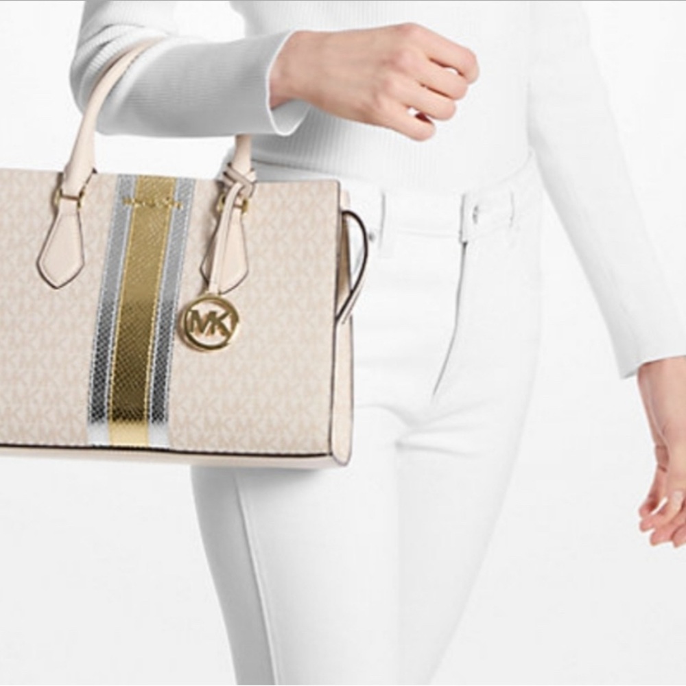 Michael Kors Beige and Gold Women's Bag NWT